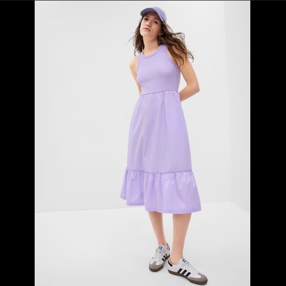 Gap Sleeveless Midi Dress Sizes M, L NEW WITH TAG!